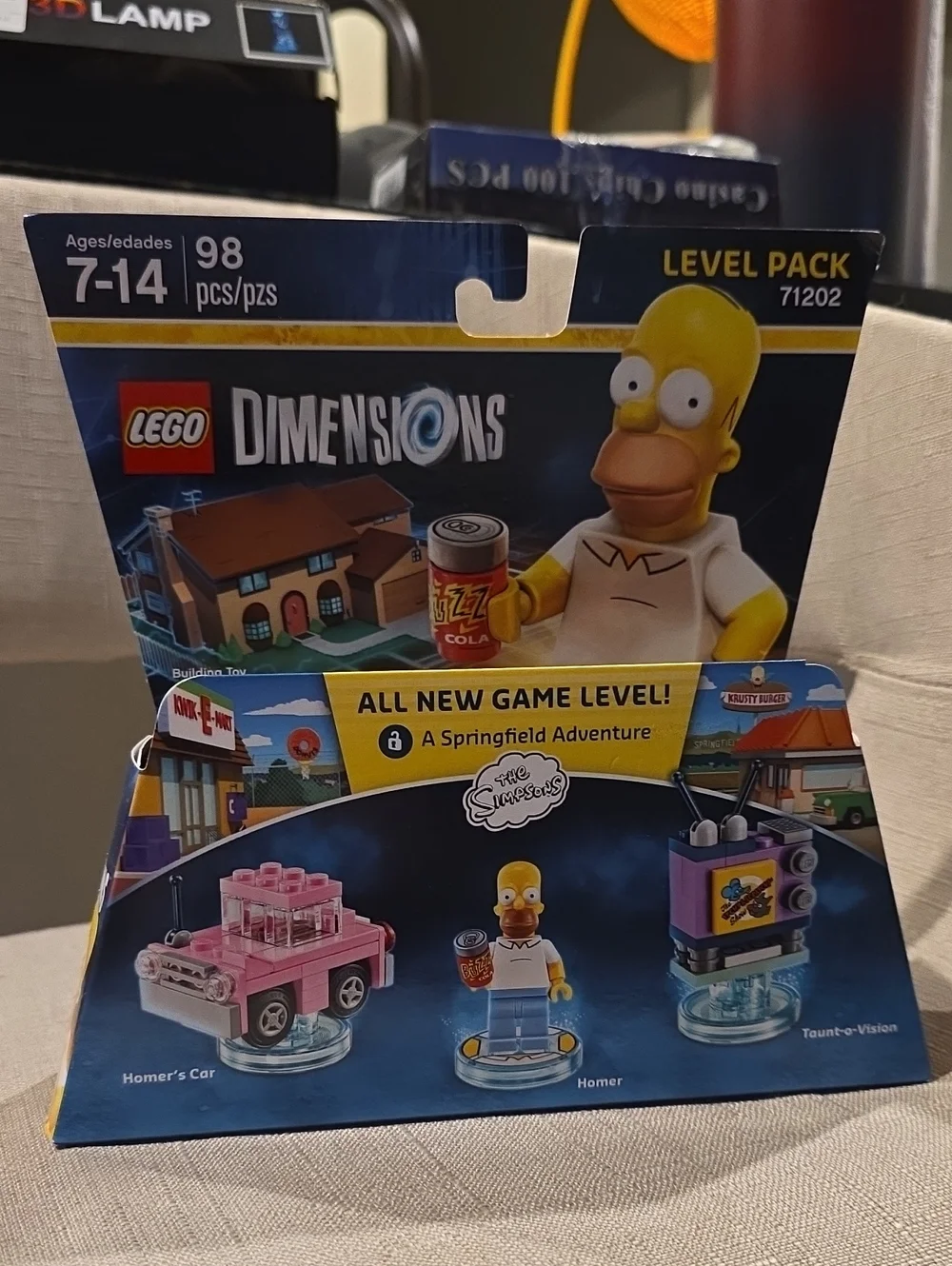 Lego Dimensions Homer Simpson Pack 71202  - Yellow & Pink